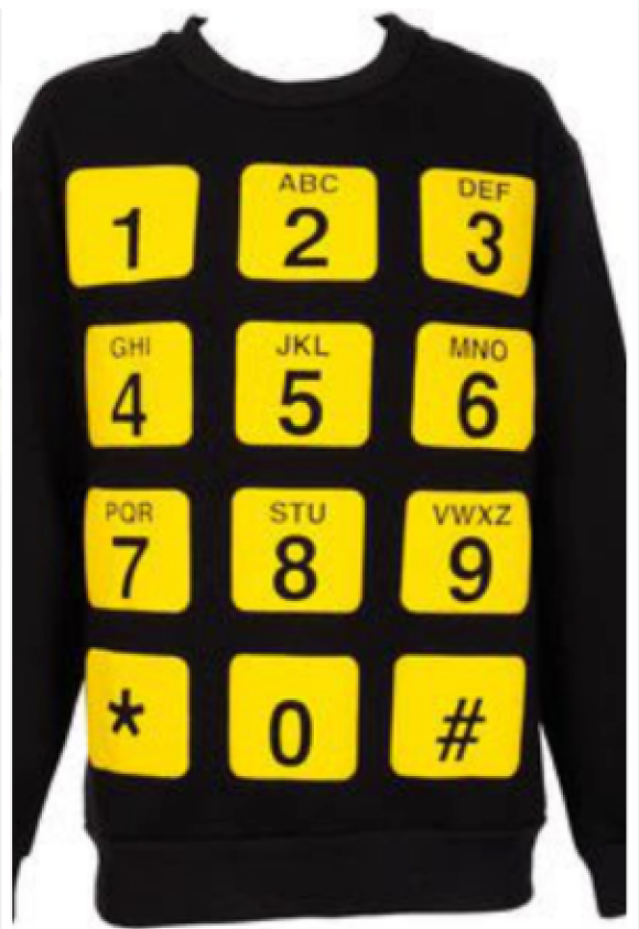 Jeremy Scott Telephone Tote Bag