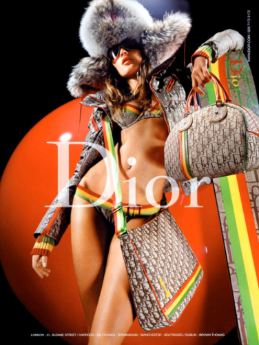 Christian Dior ‘Rasta’ Double Saddle Crossbody Bag