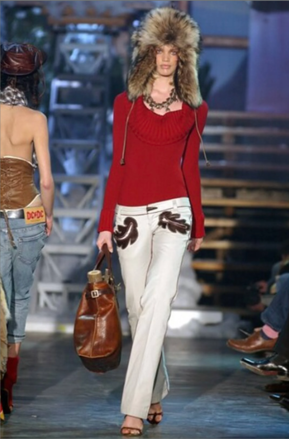 Dsquared² Cream Corduroy Pants