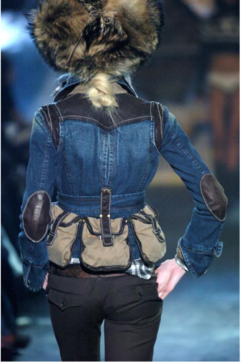 Dsquared² Denim Multi Pocket Jacket