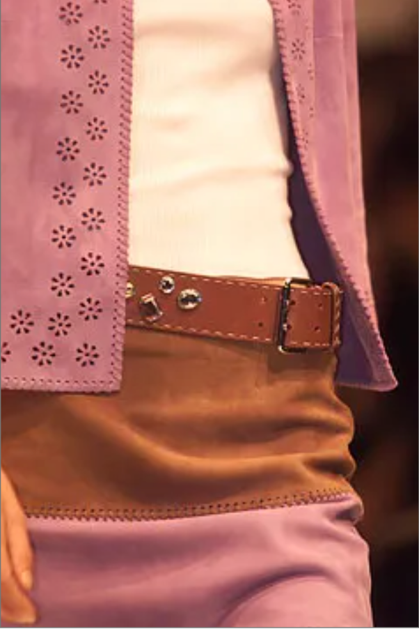 Celine Crystal Studded Belt