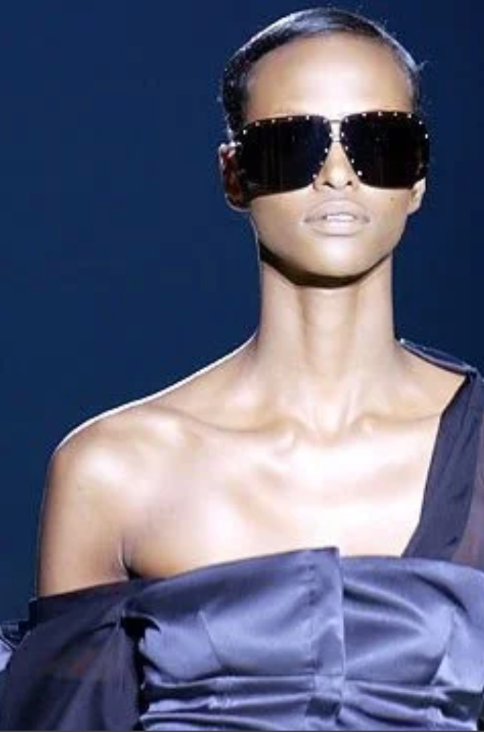 Gucci Silk Satin Corset Blouse Top