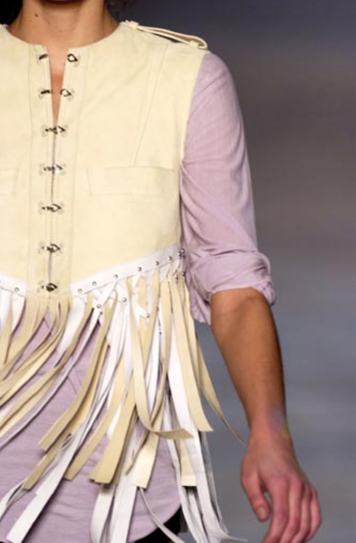 Chloé Suede & Leather Fringe Vest