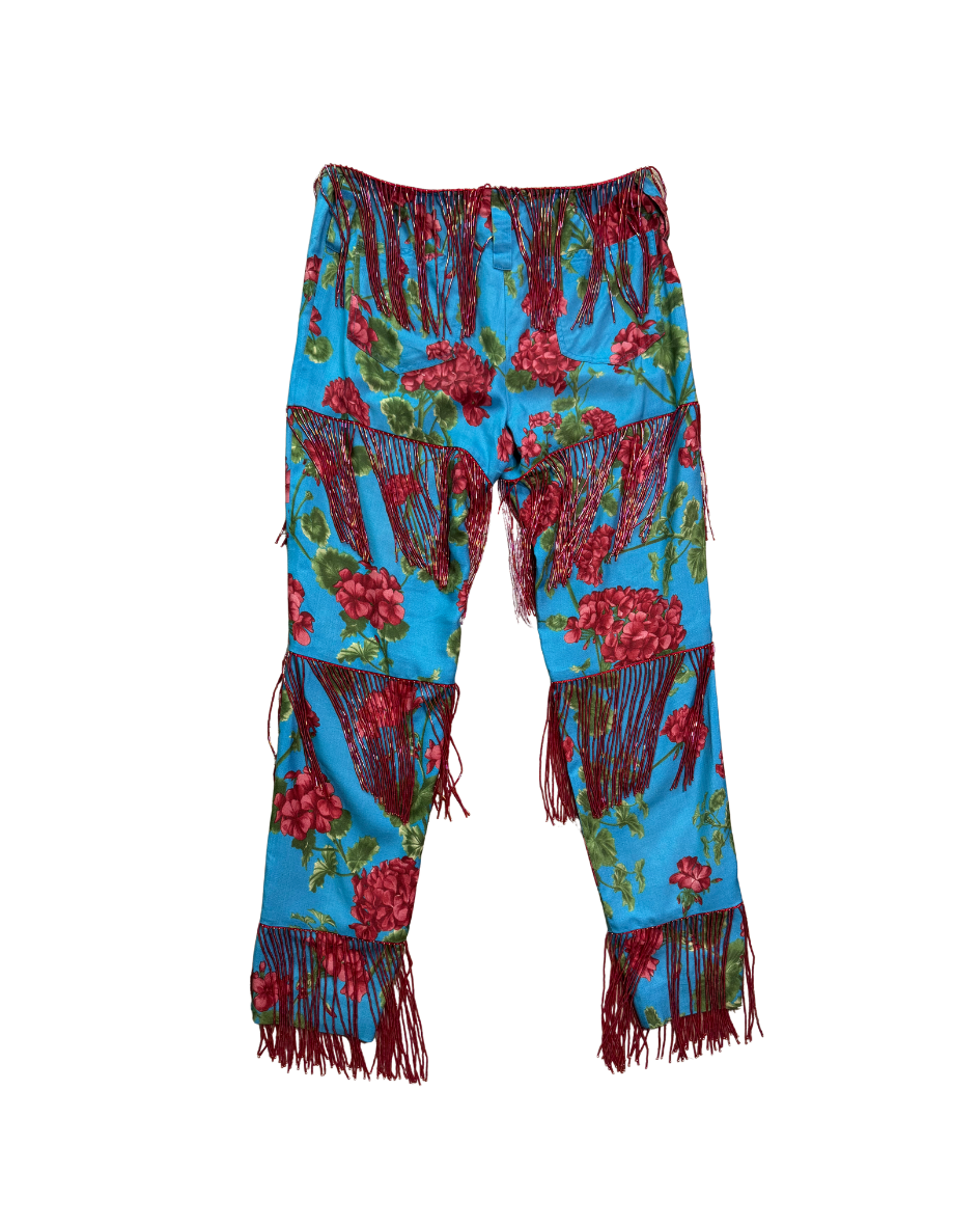 Dolce & Gabbana Beaded Fringe Pants