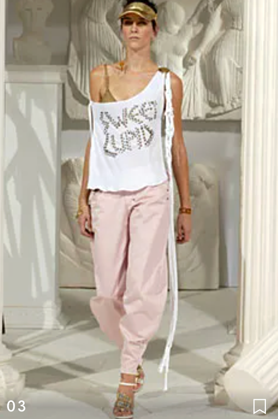 Dolce & Gabbana “Sweet Cupid” Studded One Shoulder Top