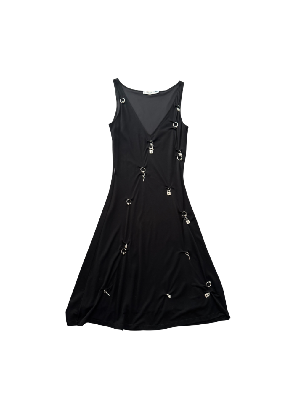 Moschino Jeans ‘Pierced’ Black Dress