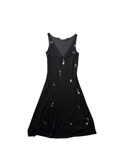 Moschino Jeans ‘Pierced’ Black Dress