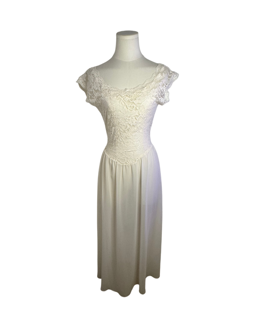 Victoria’s Secret White Lace Sheer Maxi Dress