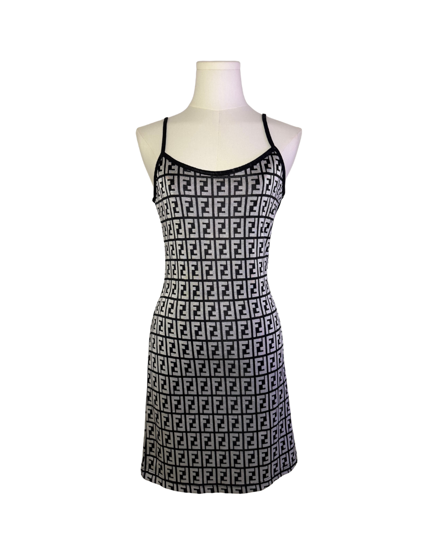 Fendi Zucca Logo Mini Dress