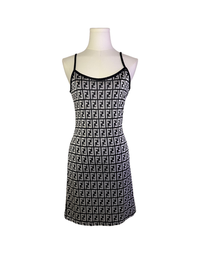 Fendi Zucca Logo Mini Dress