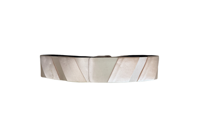 Blugirl by Blumarine Pink Satin Rosette Belt