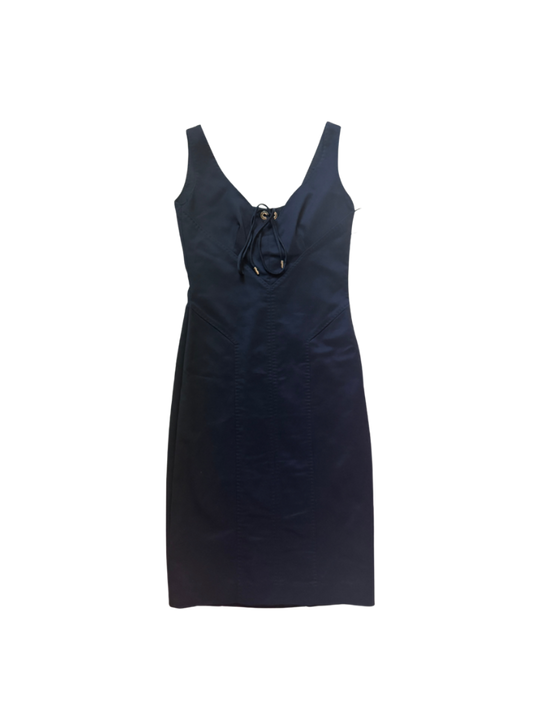 Gucci Black Tie Midi Dress