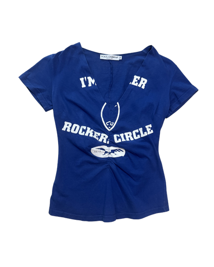 Dolce & Gabbana Blue “Rockers’ Circle” Top