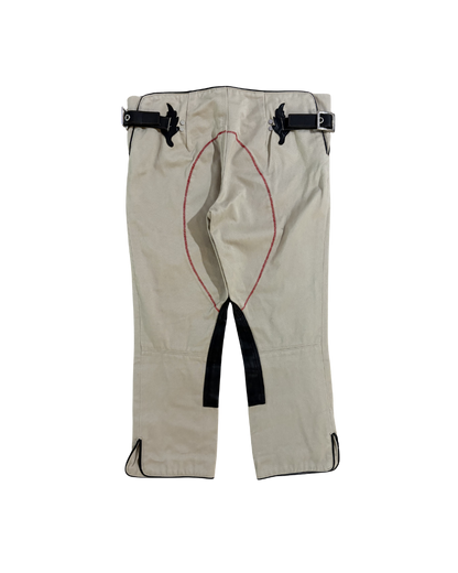 Dsquared² Capri Pants w/ Leather Details