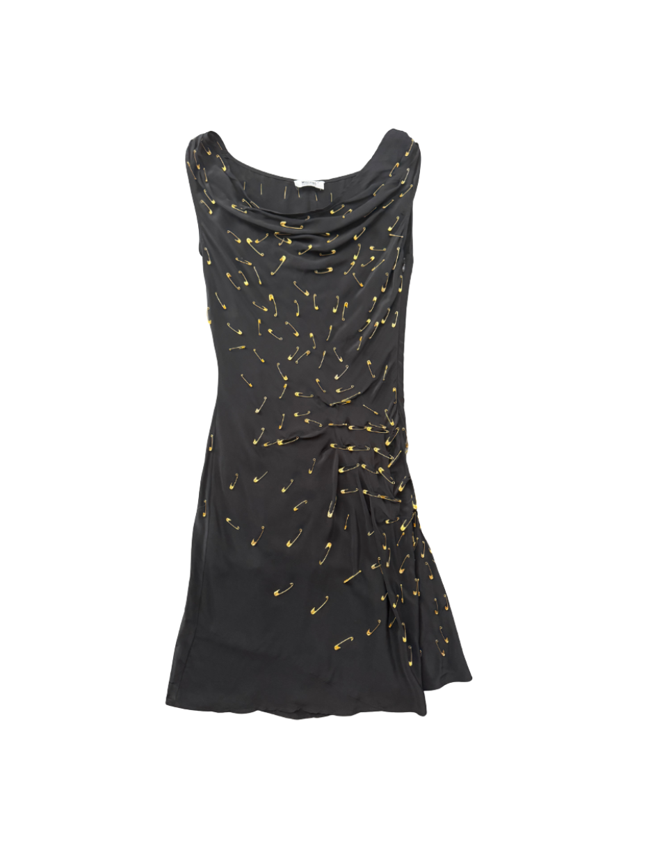 Moschino Cheap & Chic Safety Pin Mini Dress