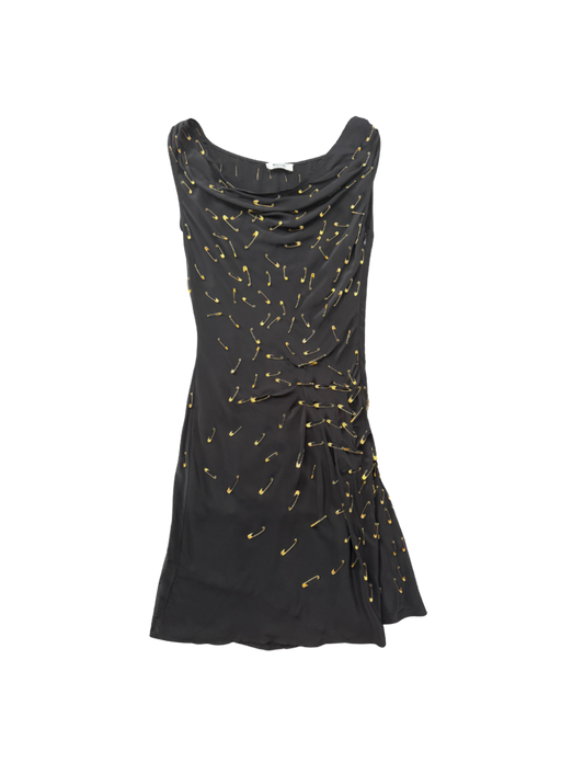Moschino Cheap & Chic Safety Pin Mini Dress