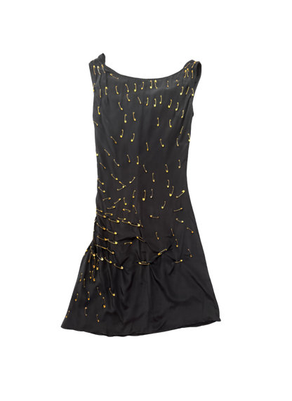 Moschino Cheap & Chic Safety Pin Mini Dress