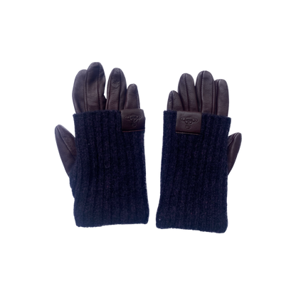 Vivienne Westwood Leather & Knit Gloves