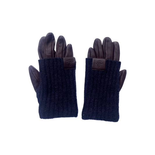 Vivienne Westwood Leather & Knit Gloves
