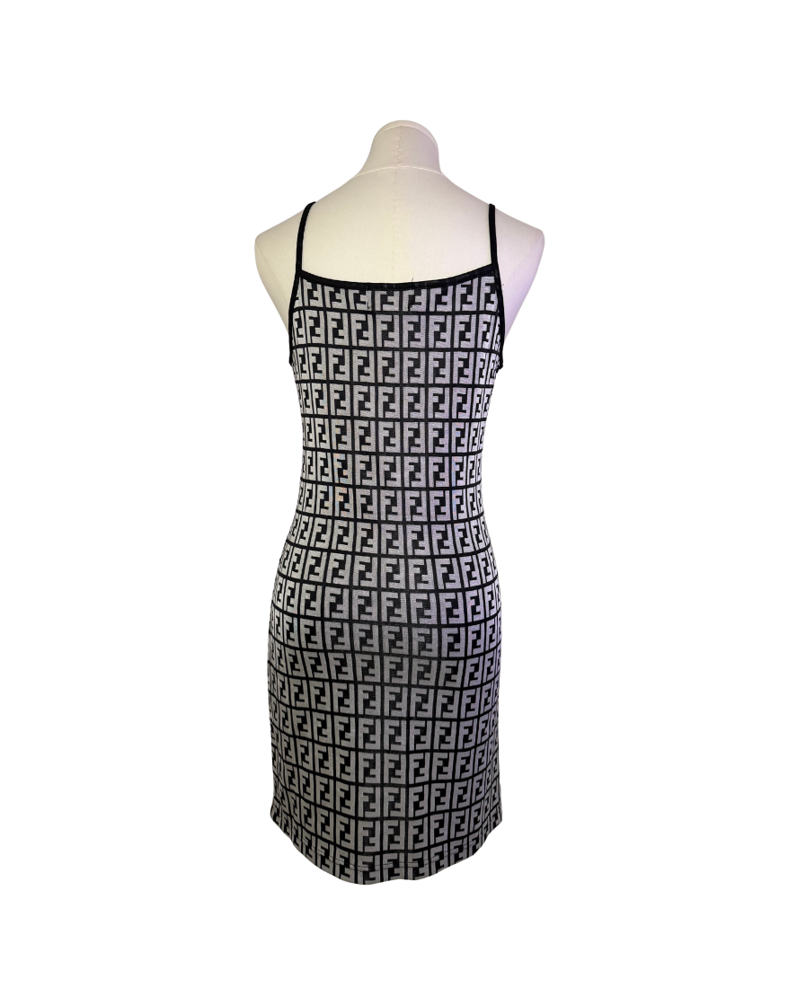 Fendi Zucca Logo Mini Dress