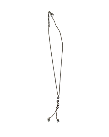 Christian Dior Cube Lavalier Necklace