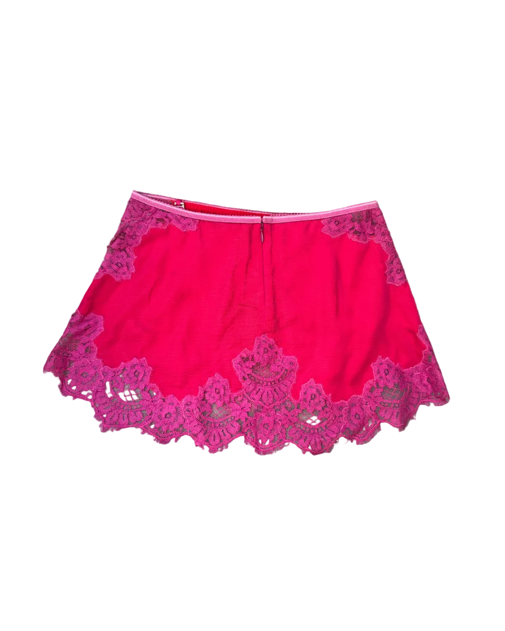 Dsquared² Pink Mini Slip Skirt