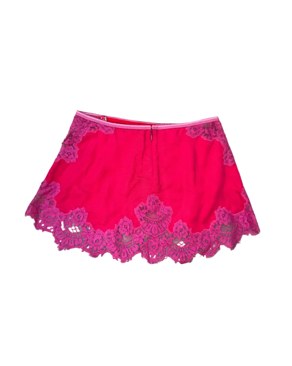 Dsquared² Pink Mini Slip Skirt