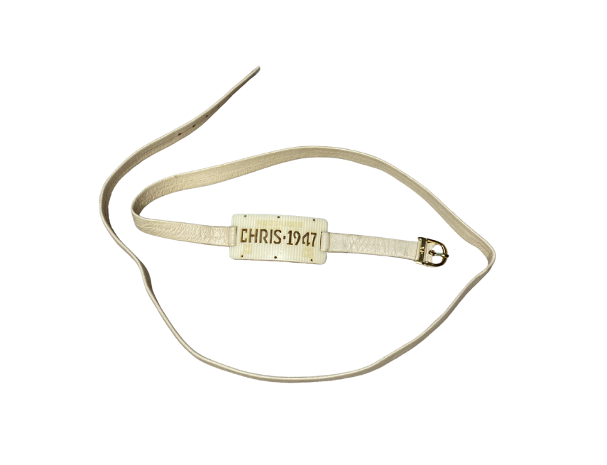 Christian Dior License Plate Choker