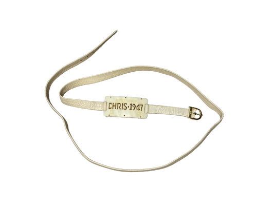 Christian Dior License Plate Choker