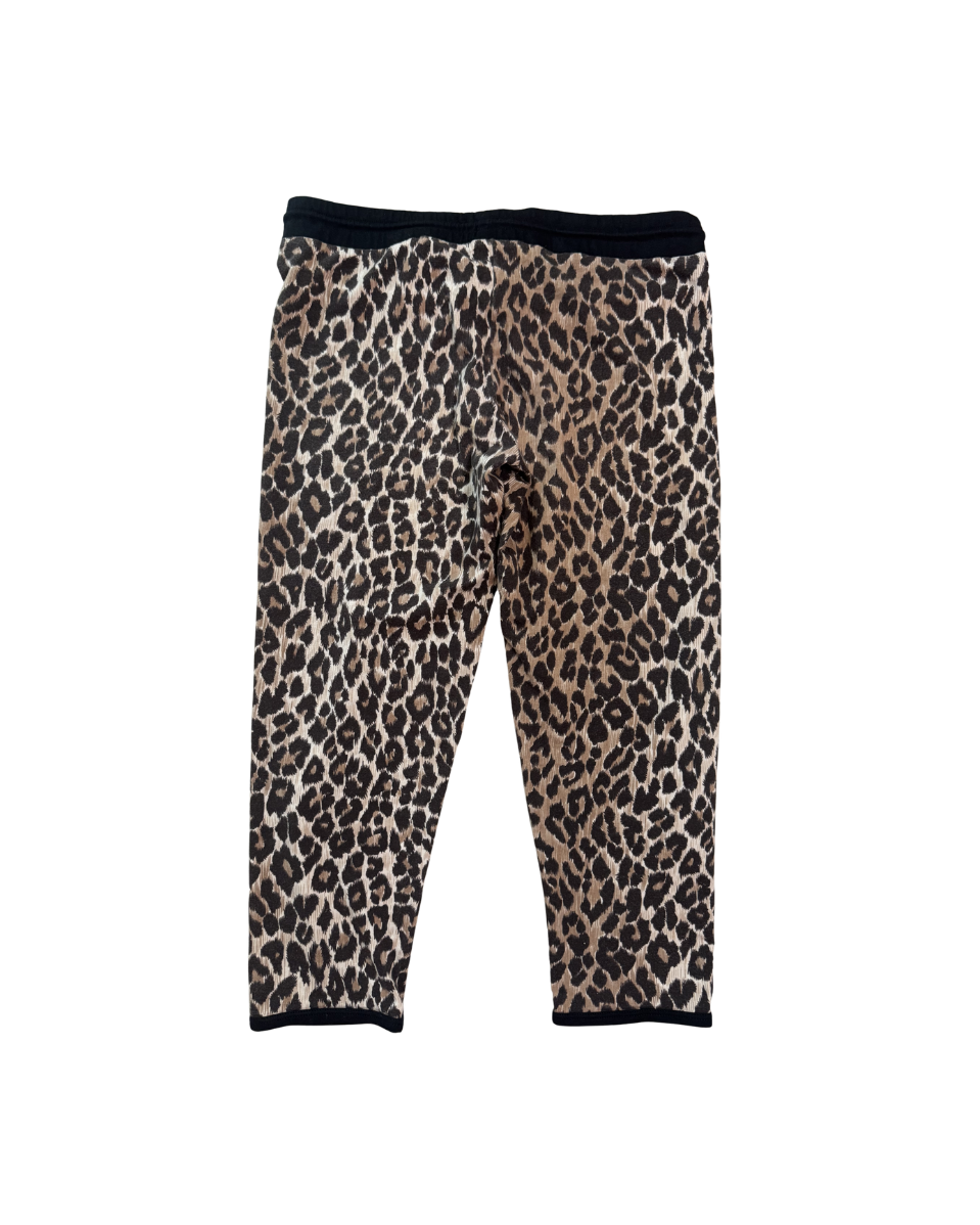 Dolce & Gabbana Leopard Capri Drawstring Sweatpants