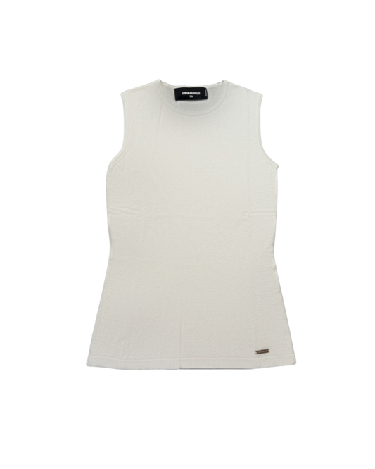 Dsquared² White Tank Top