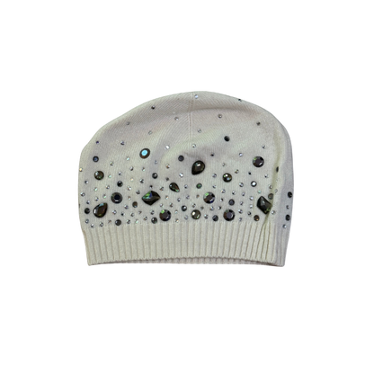 Blugirl by Blumarine Knit Rhinestone Beanie