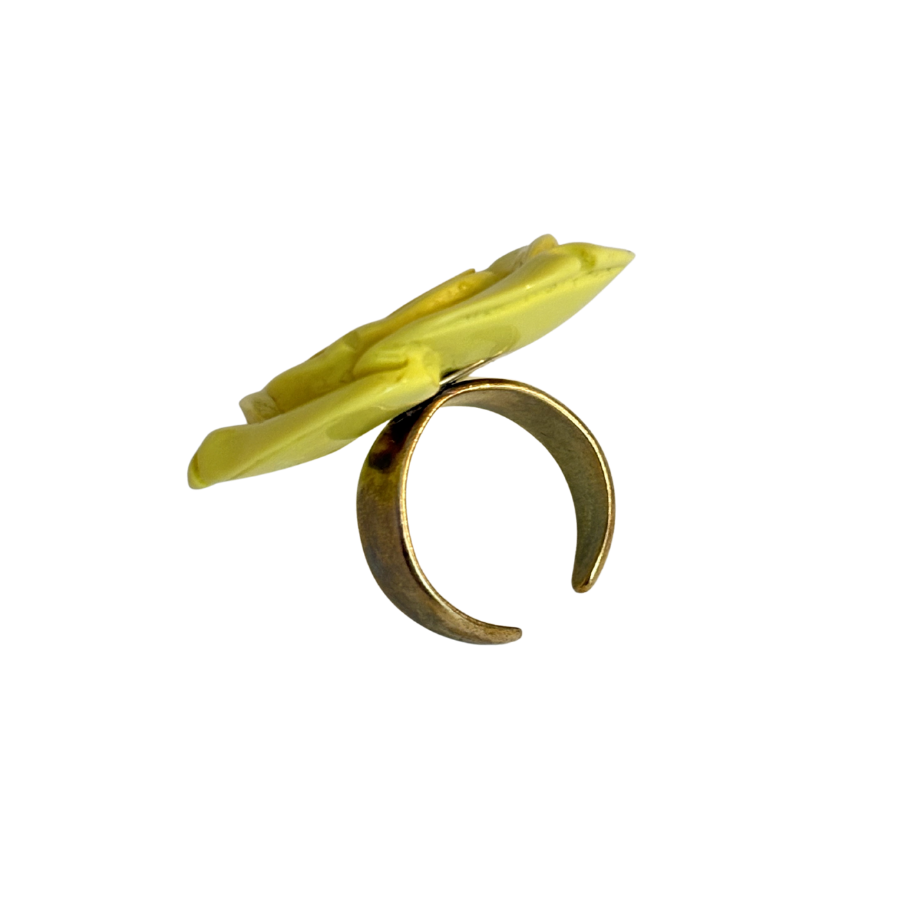 Blugirl by Blumarine Yellow Rose Ring