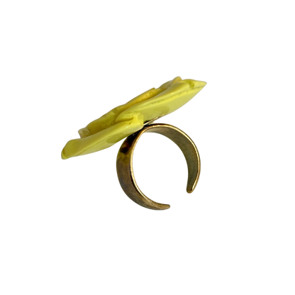 Blugirl by Blumarine Yellow Rose Ring
