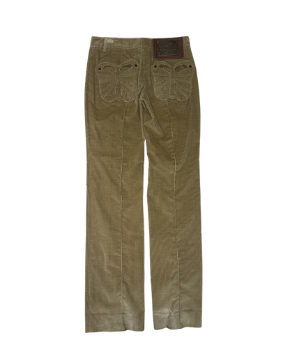 Dolce & Gabbana Butterfly Corduroy Jeans