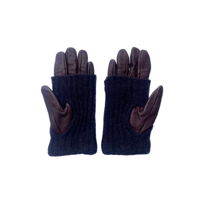 Vivienne Westwood Leather & Knit Gloves