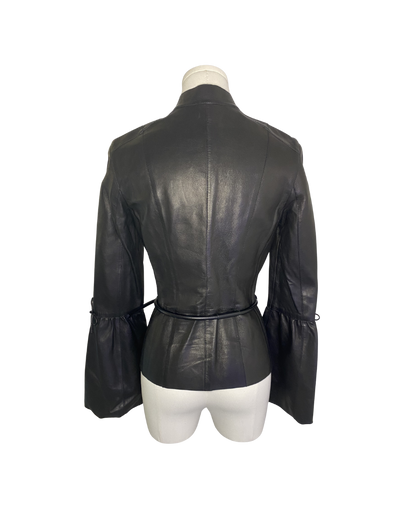 Gucci by Tom Ford Fitted Leather Jacket