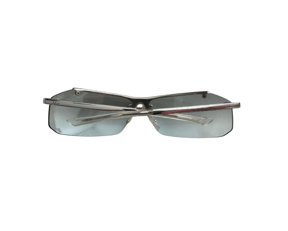 Christian Dior Swarovski Lined Logo Sunglasses