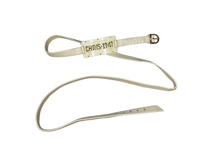 Christian Dior License Plate Choker