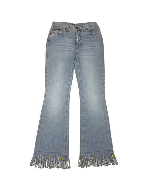 Dolce & Gabbana Beaded Jeans
