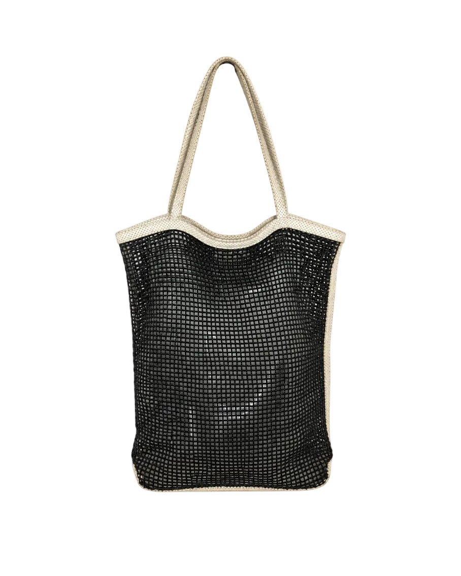 Chanel Black Tennis Ball Tote Bag