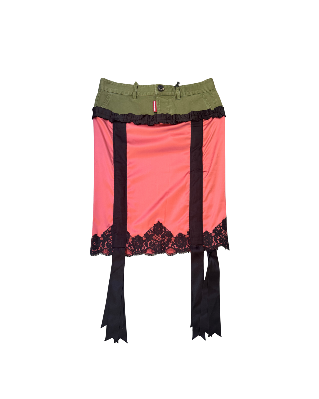 Dsquared² Silk Docking Skirt