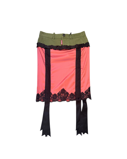 Dsquared² Silk Docking Skirt