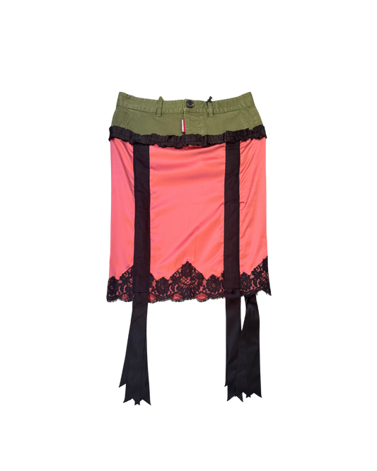 Dsquared² Silk Docking Skirt