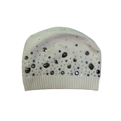 Blugirl by Blumarine Knit Rhinestone Beanie