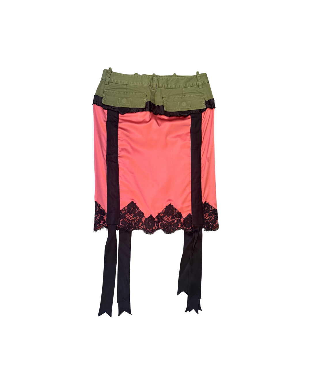 Dsquared² Silk Docking Skirt