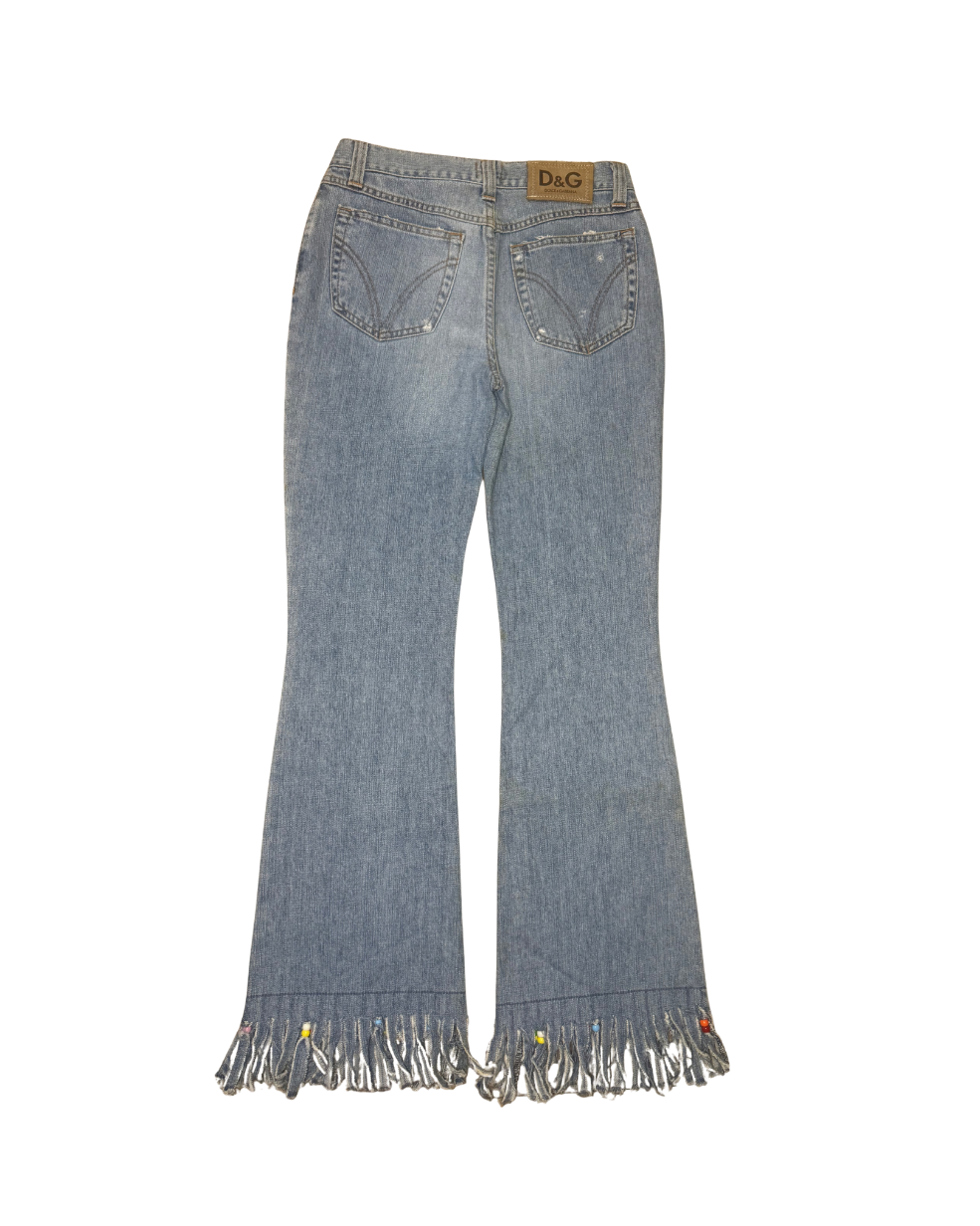 Dolce & Gabbana Beaded Jeans