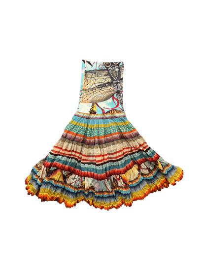 Jean Paul Gaultier Maille Femme Tiered Strapless Skirt/Dress