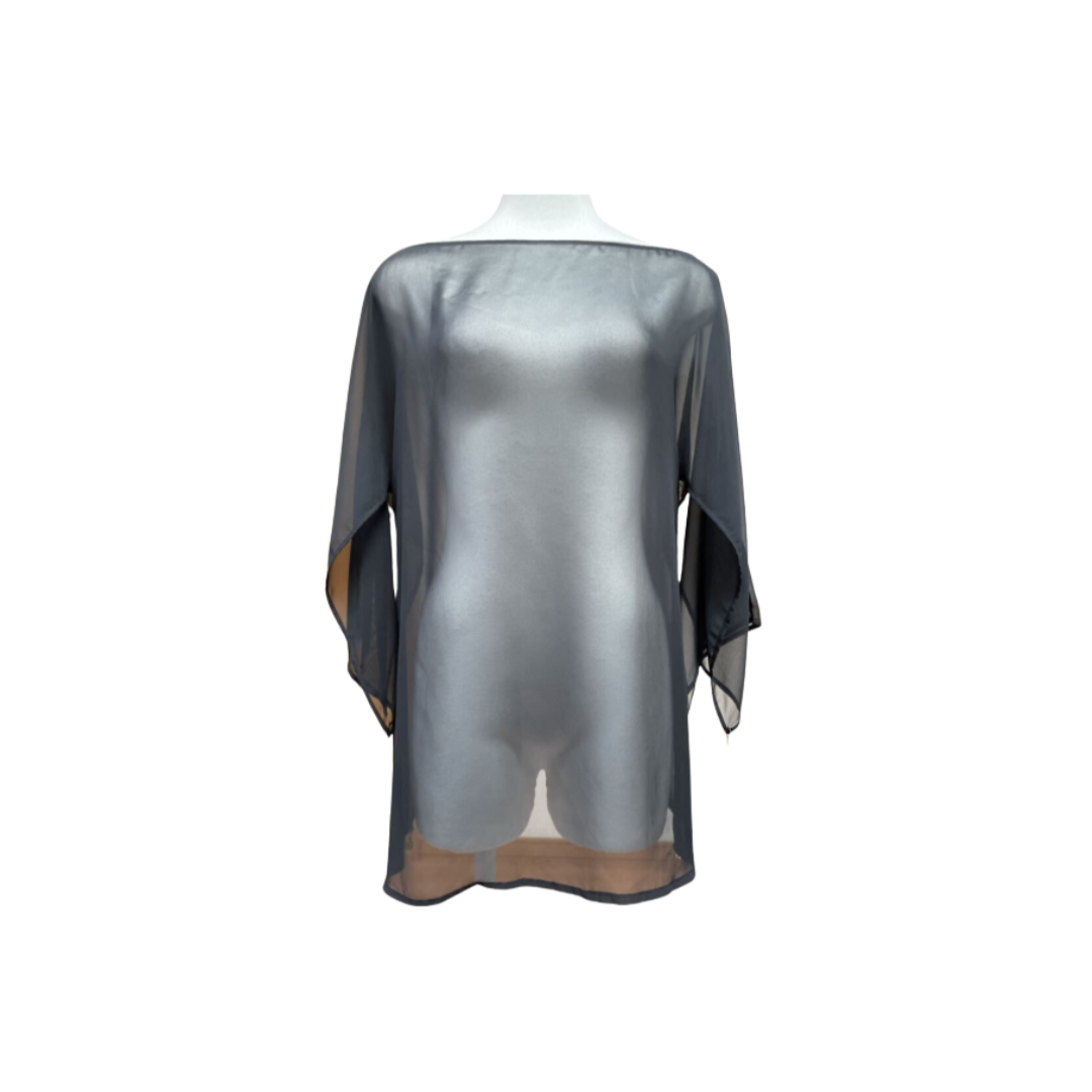 Dolce & Gabbana Sheer Black Cover Up