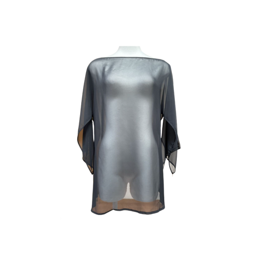 Dolce & Gabbana Sheer Black Cover Up